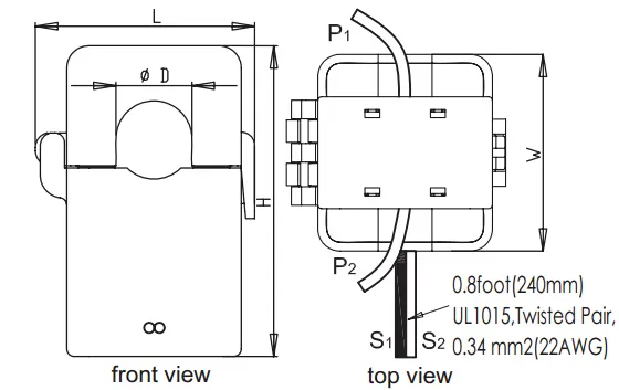 0.5 Class Split Current Transformer with CE, ETL Approval