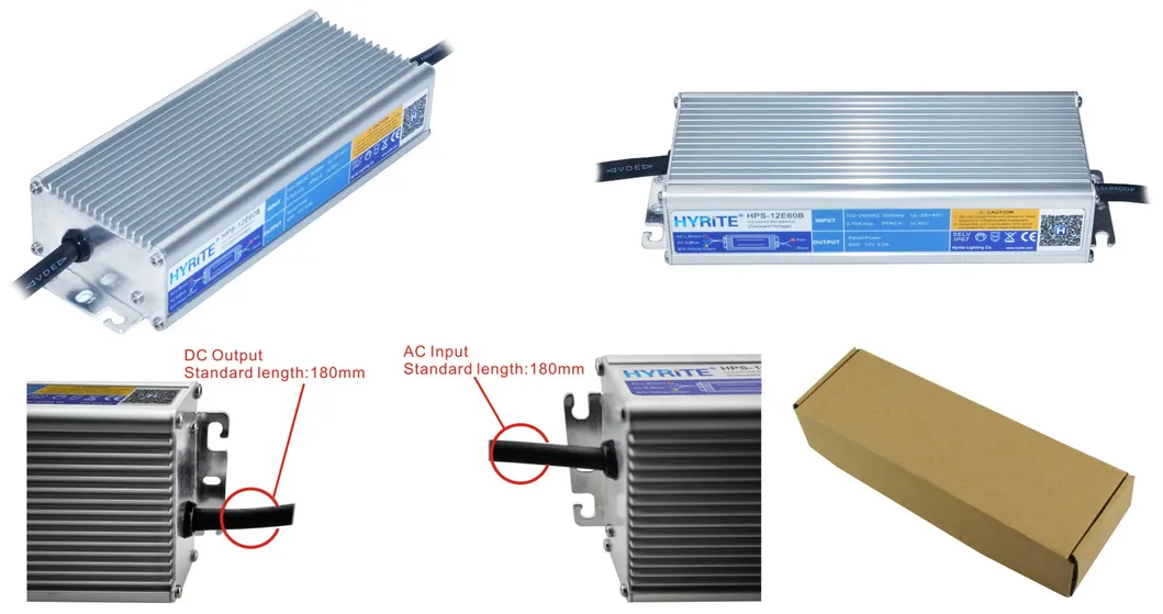 100-277VAC 24VDC 100W Waterproof LED Power Supply
