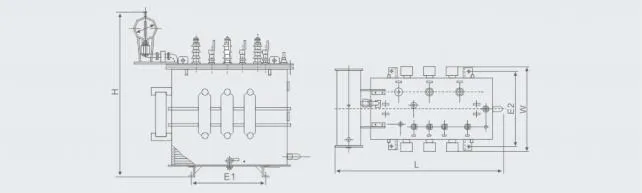 1250kVA Capacity Medium Size Fully Sealed Liquid-Cooled Oil Immersed Transformer
