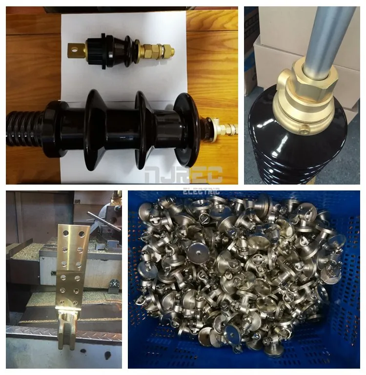 2.5kV 45kV BIL ANSI Aisladores de Porcelana