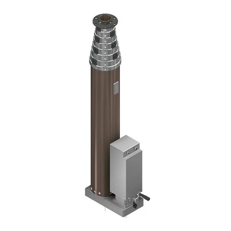 How Does a 25m Electric Lockable Spindle Telescopic Mast Improve High-Level Equipment Deployment?