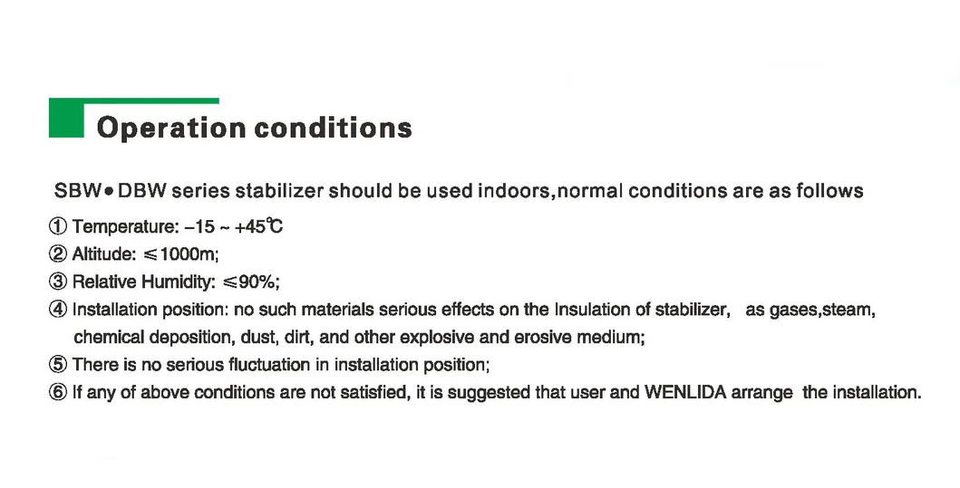 225kVA Compensating Automatic Voltage Regulator AVR SBW