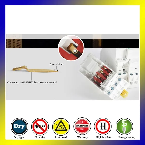 2p 63A 1no 1nc AC Contactor Match for Miniature Circuit Breaker