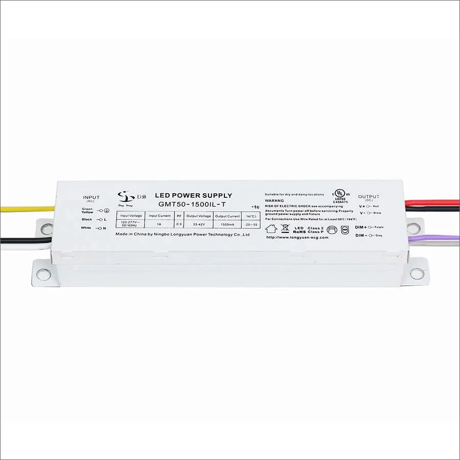 30W UL TUV CCC CE Dimmable Constant Current LED Power Driver