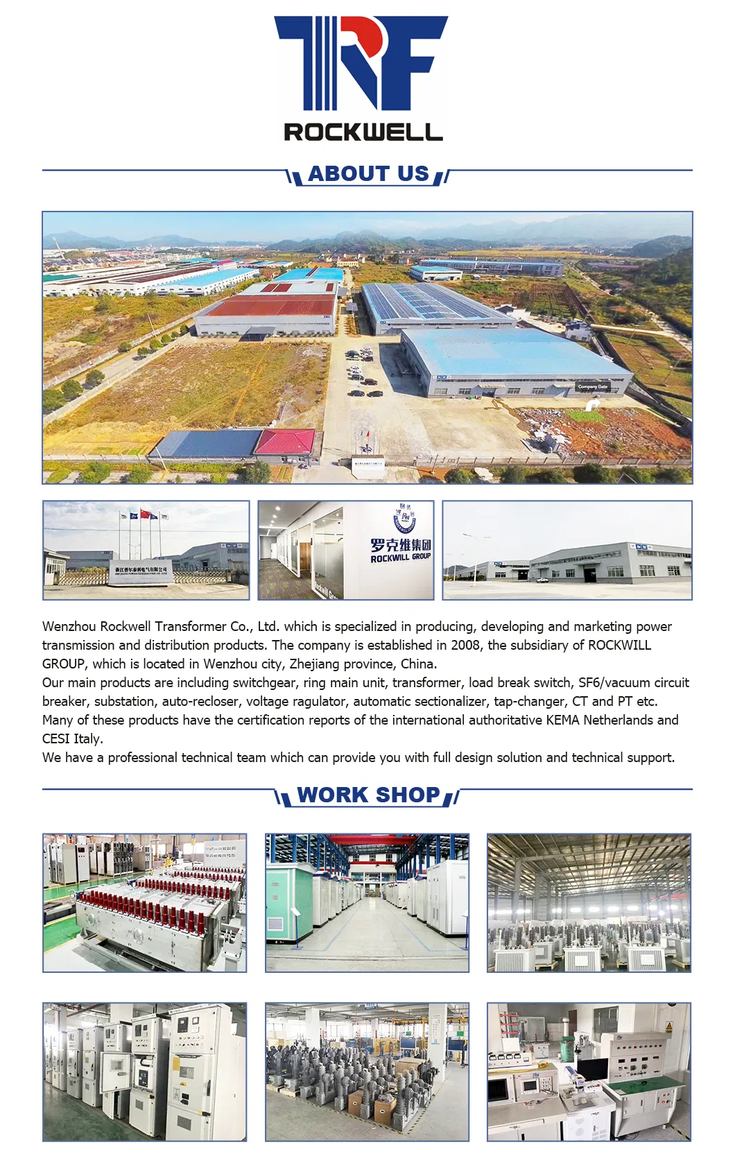 33kv Kiosk Type 500kVA Prefabricated Compact Substation Transformer