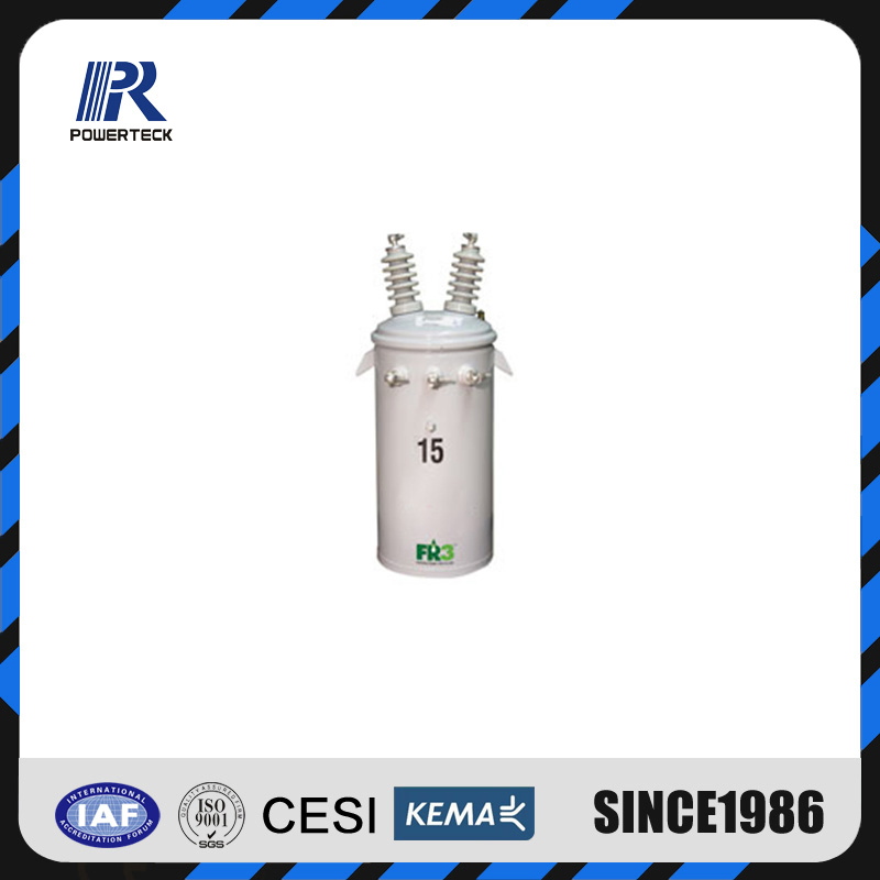 37.5kVA Single Phase Pole Mounted Type Oil Immersed Distribution Electric Transformer