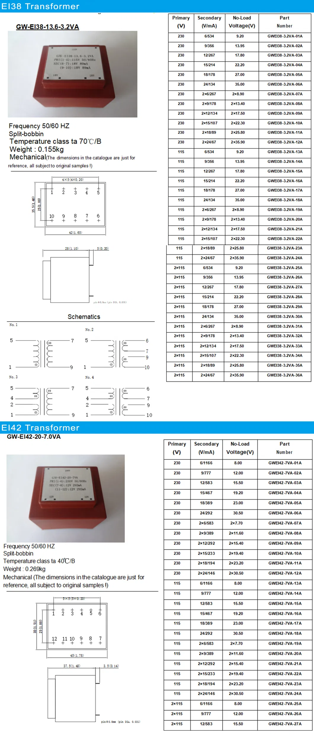380V 400W Audio Power Amplifier Low Frequency Transformer