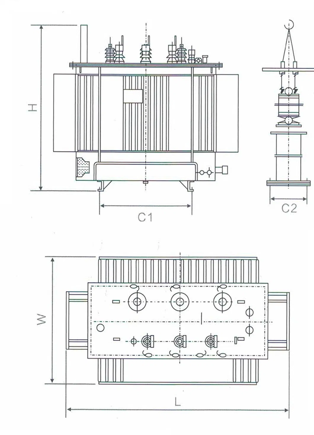 400kVA 11/0.415kv New Design Good Quality Oil Conservator