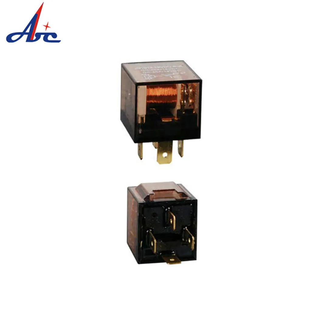 4pins 5pins Small Relay Latching Overload Thermal 40A 24V Auto Relay for PCB