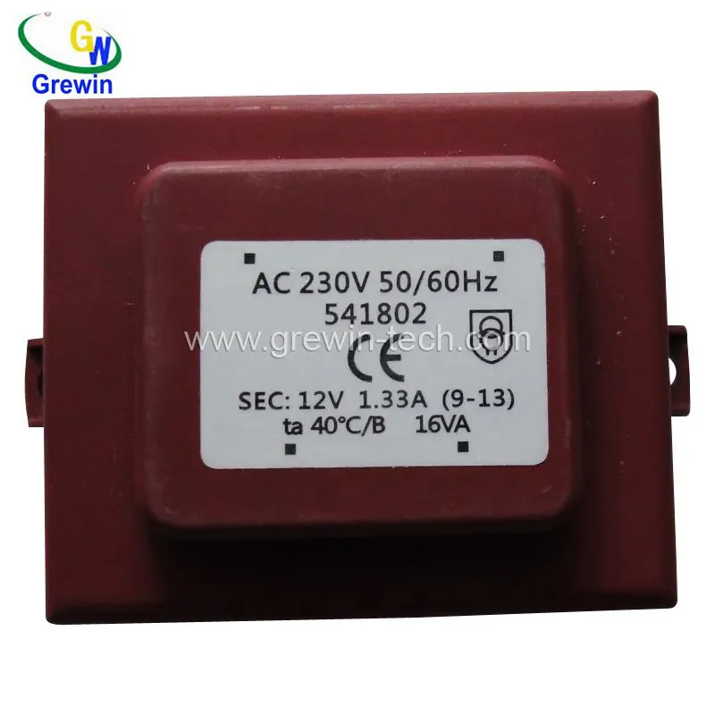 50/60Hz Plug in Encapsulated Transformer