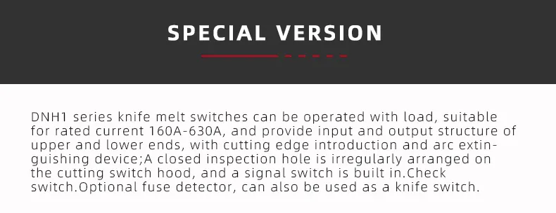 50Hz Matched with Nh Fuse Link Nh2 Fuse Switch Disconnector (CE)