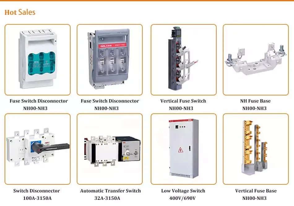 50Hz Matched with Nh Fuse Link Nh2 Nh1 Fuse Switch Disconnector