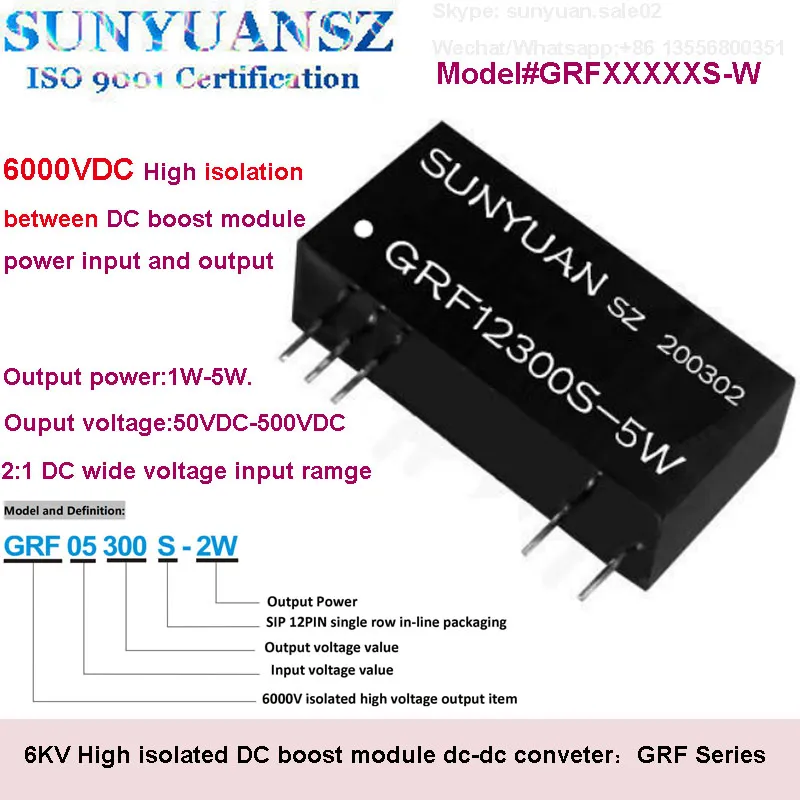 6kvdc Isolated High Voltage DC DC Boost Converters for 3D Printing
