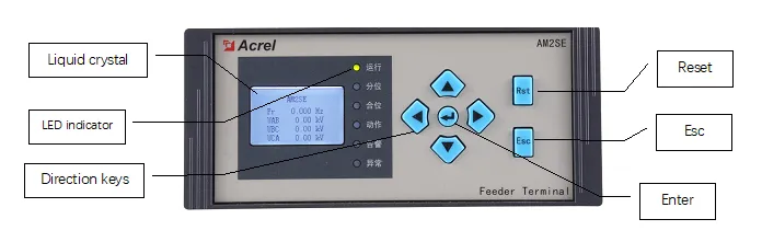 Acrel Am2se Series Medium Voltage Substation Protection Relay for Monitoring Substation Working Conditions with Alarm