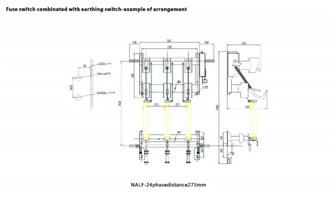 Air Insulated Indoor 1250A Load Break Switch