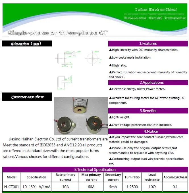 Antimagnetic CT 10 (60) a