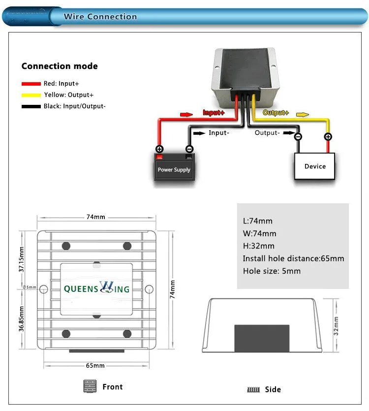 Boot DC to DC Converter 24V to 60V Step up Boost Voltage Converter 1A 1.5A 2A 4A 7A 10A Switching Power Supply