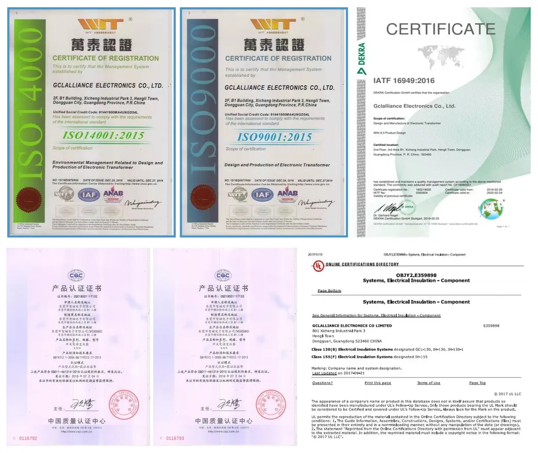 Chinese UL Approved Ei28 Voltage Transformer Used for Mechanical Control Lines Equipment