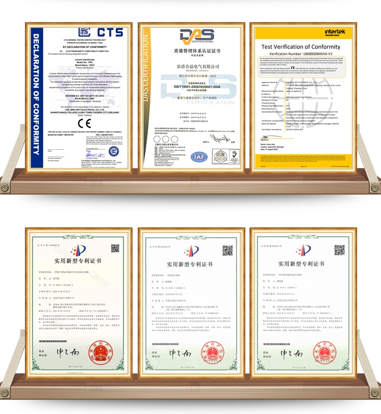 Clamp on Current Transformers with Heyi Asct Kct-6 5A/2.5mA Cl: 0.5