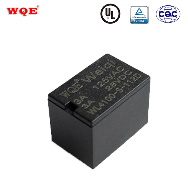 Comunication Reed Relay 28V 4pins for Car and UPS Yellow Wl4100-S-124L