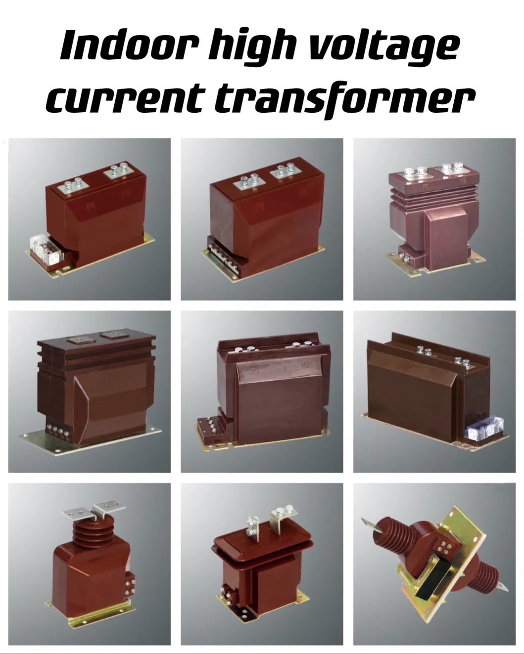 CT Lzzbj9-10A 10kv, 11kv, 12kv, Current Transformer Ratio 30/5/5A Accuracy Class 0.5 10p