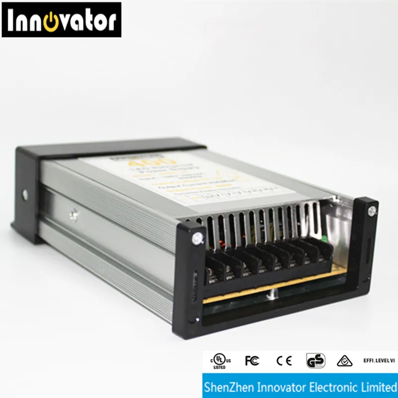 DC12V 400wp Outdoor Industrial Lighting LED Rainproof Power Supply