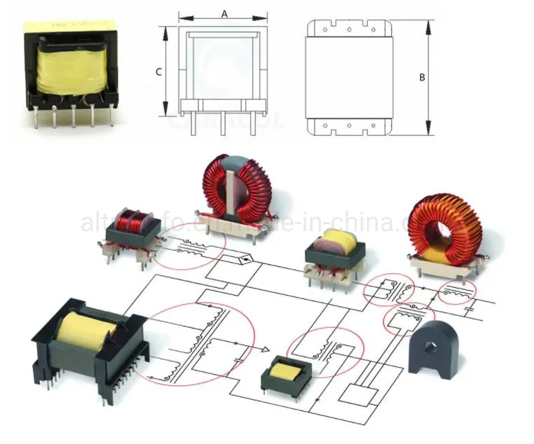 EE EI EF series Transformer Use for mobile phone charger step down transformer