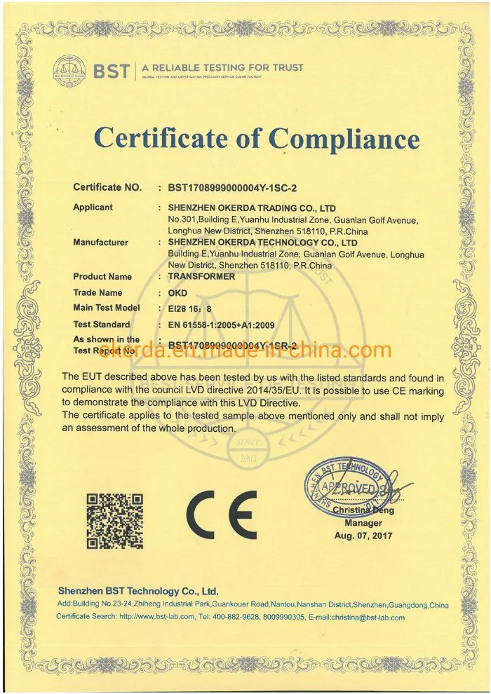 Ei28 Welding /Welder Transformer for Welding Machine