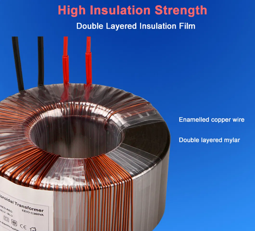 High Efficency 240V 12V Toroidal Transformer