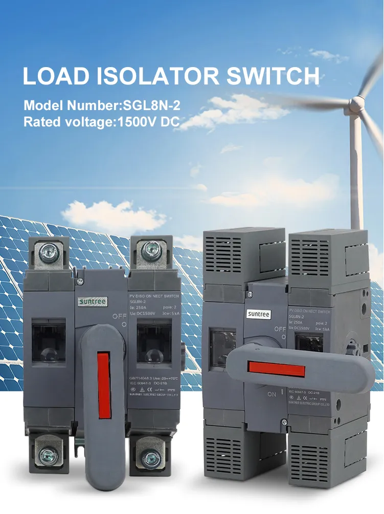 Hot Selling 250A 3p Load Isolator Break Switch/ Load Break Isolating Disconnect Switch CCC/CE High Voltage Disconnecting Switch Suntree Brand Indoor 1500V DC