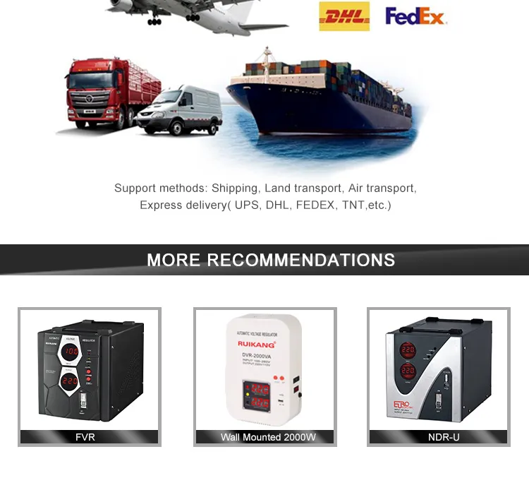 Household 1kw 220V AC Electronic Automatic Voltage Stabilizer