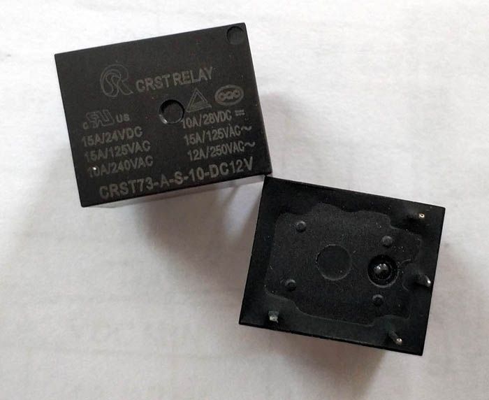 Jqc-3f 12V Relay 5 Pin 10A T73 Electronic DC Solid State Relay