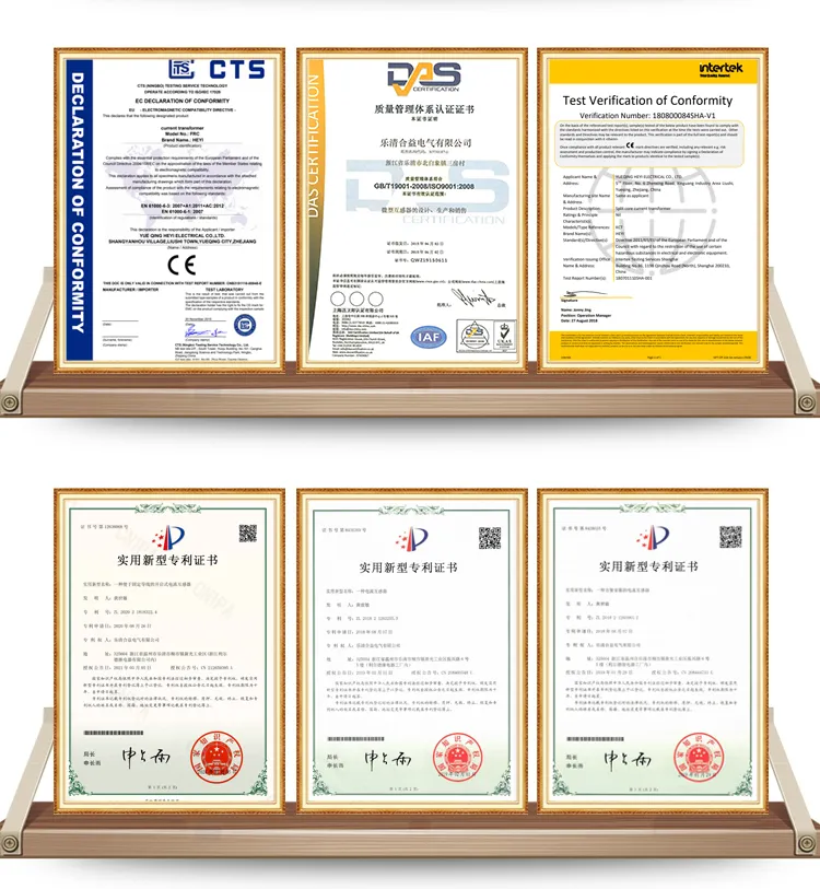 Kct-16 150A/1V Cl: 0.5 Heyi Asct Clamp on CT Rogowski Coil Split Core Current Transformers