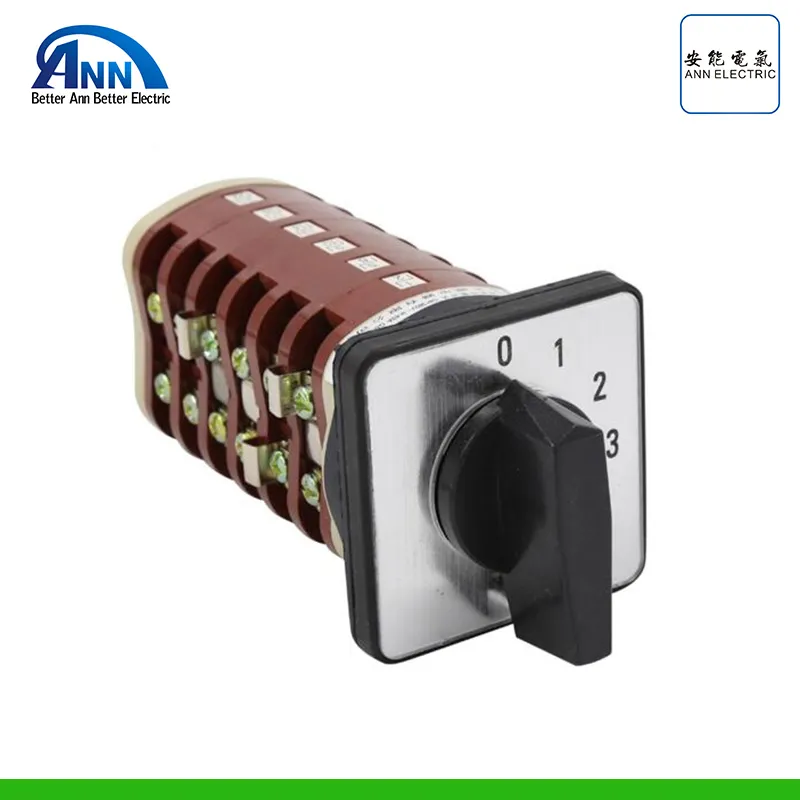 Kdhc-63A 360 Degree Control Digital 63A 380V Rotary Switch 1-10 10 Positions Rotate Rotary Switch for Welding Machine