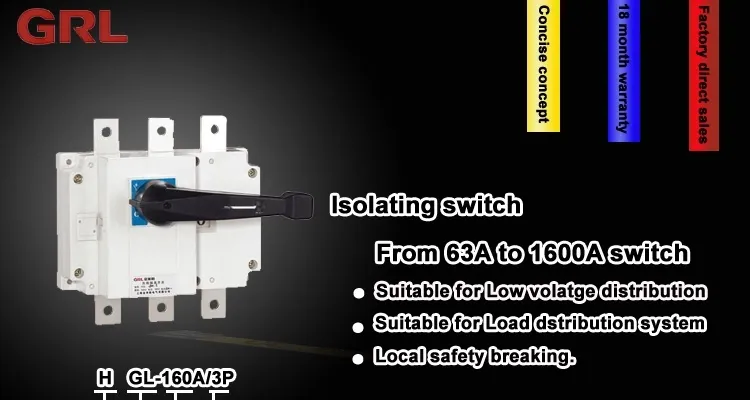 Manual Changeover Electric Switch 800A 1600A