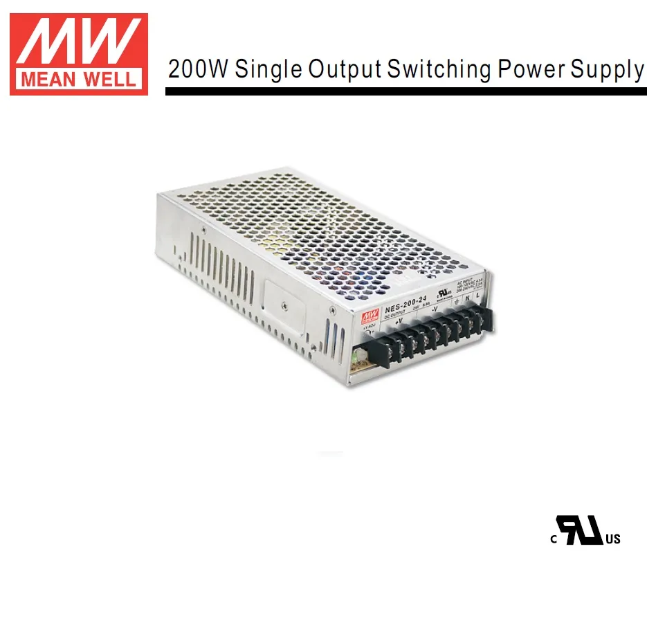 Mean Well 200W Open-Frame Power Supply (NES-200)