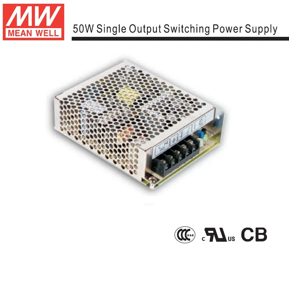 Mean Well 50W Open-Frame Power Supply (NES-50)