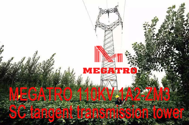Megatro 110kv-1A1 Pylon Lines Lattice Towers