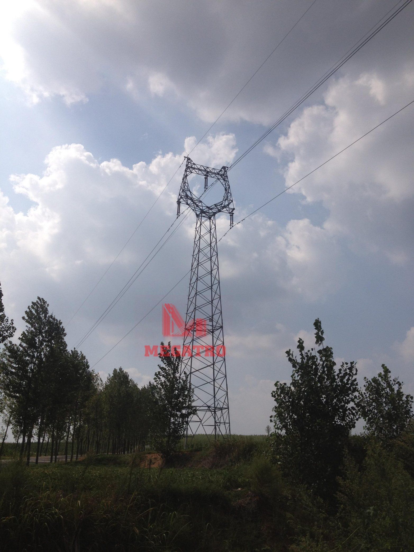 Megatro 110kv- 1A1 Pylon Lines Lattice Towers