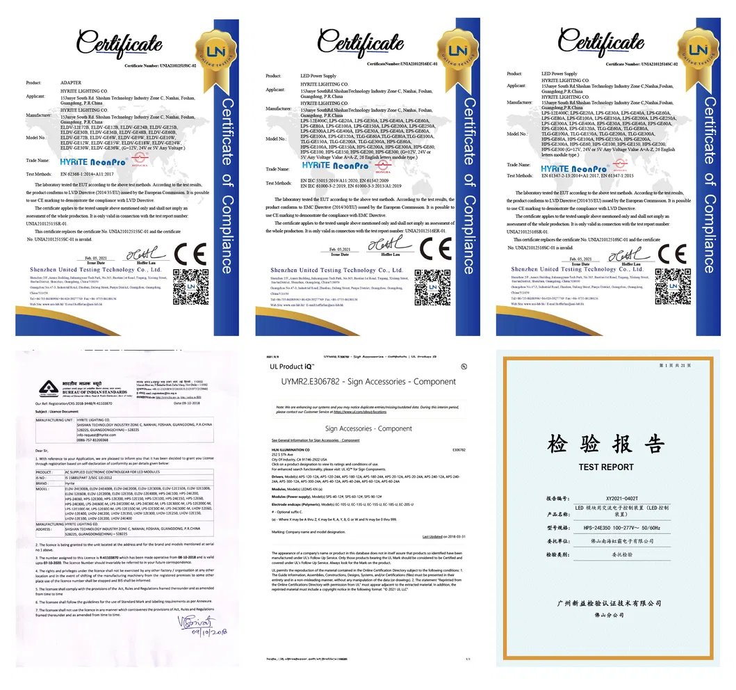 Mesh Case IP20 Indoor Use LED Driver 350W 400W 150W