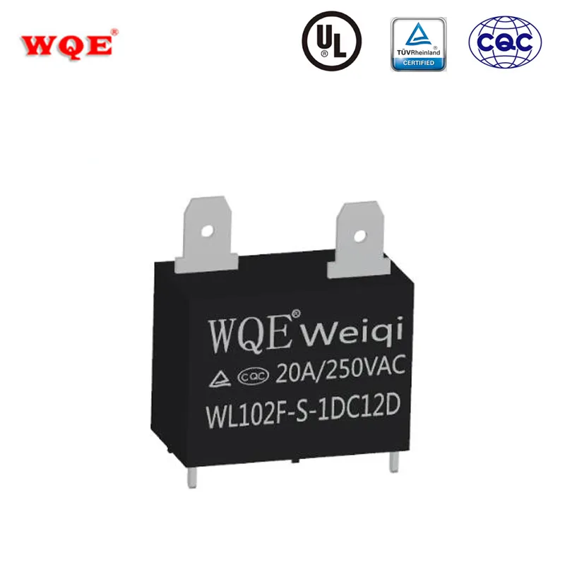 Micro Power Relay 20A 250VAC 12VDC Relay 4pins Miniature PCB Relay Quick Terminal Mounting Relays Wl102f Russia Market