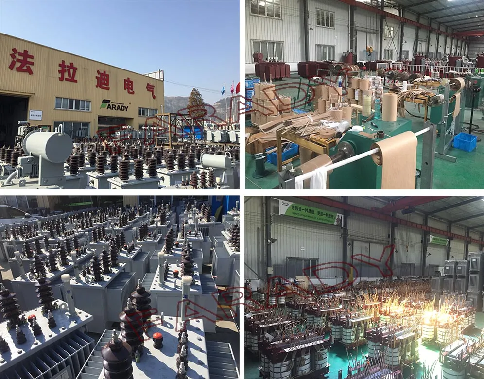 Oil Immersed Pole Mounted Onan Distribution Power Transformer 290 kVA