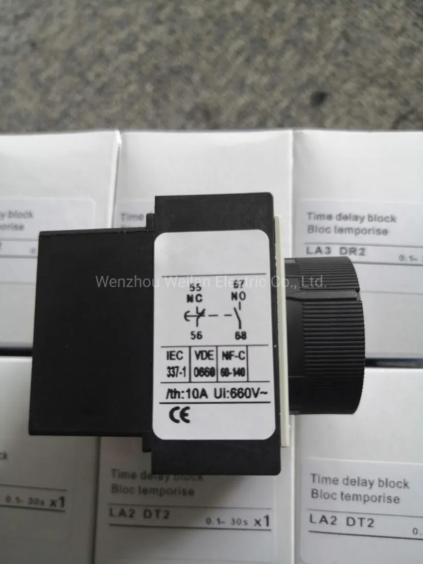 on Delay Time Auxiliary Contact Blocks for Contactor Ladt2 0.1-30s La2-Dt2 1no+1nc