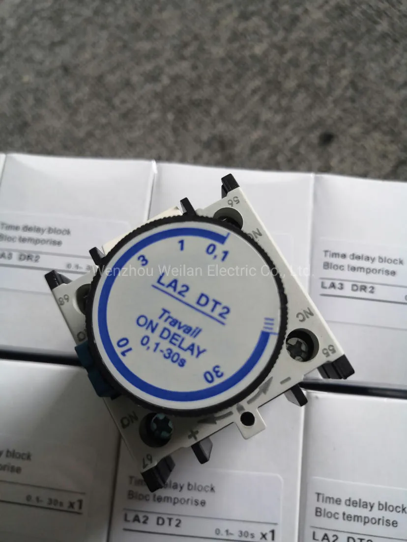 on Delay Time Auxiliary Contact Blocks for Contactor Ladt2 0.1-30s La2-Dt2 1no+1nc