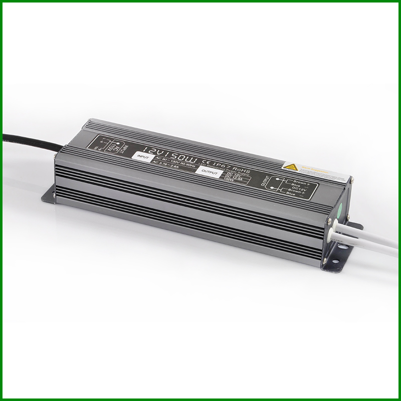 Outdoor IP67 Waterproof 12V 150W DC LED Power Supply with Ce RoHS
