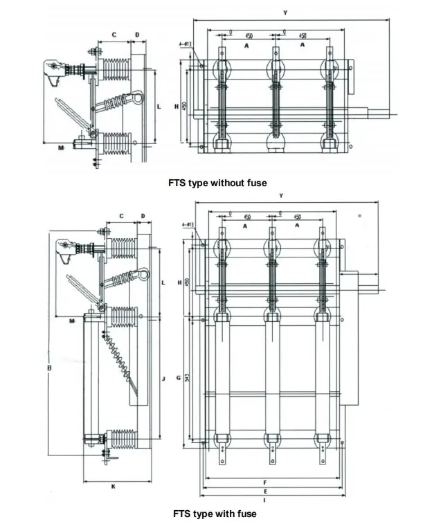 Pole Mount 11/22/33kv Isolator
