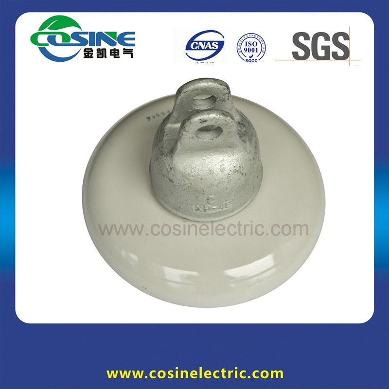 Porcelain Suspension Insulator in Power Transmission (ANSI Standard)