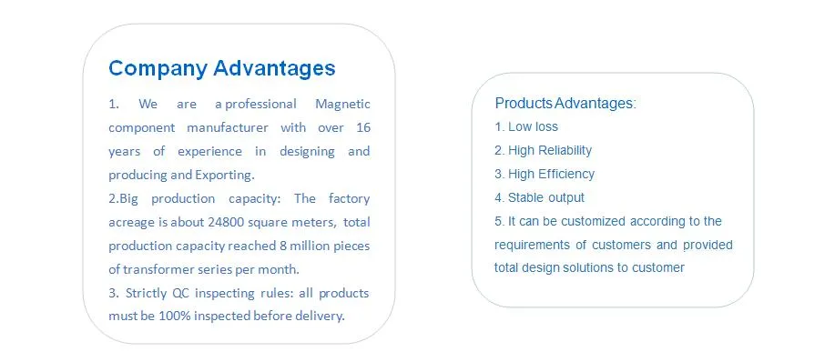 Pot Series Ferrite Core Transformer Flyback Transformer Step-Down AC 24V 220V High Frequency Transformer
