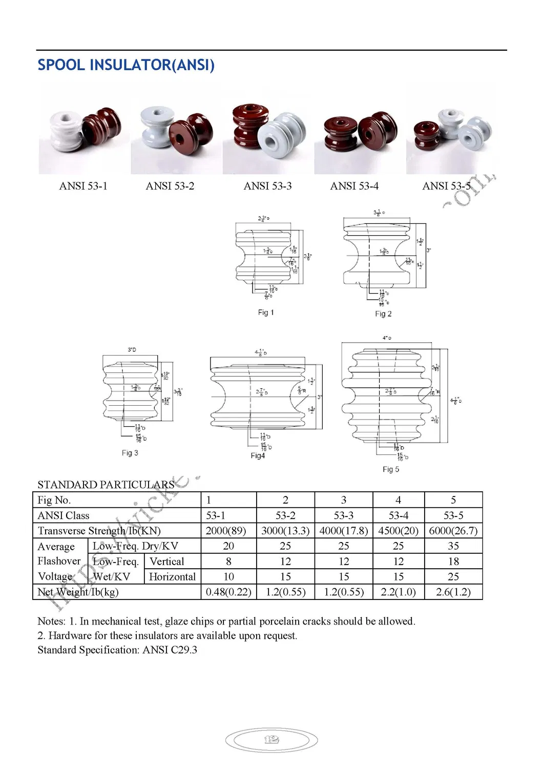Spool Porcelain Insulator, Stay Insulator, Ceramic Insulator