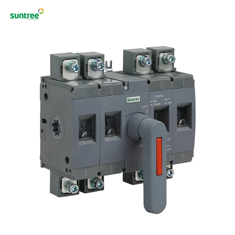 Suntree Hot Selling 400A 3p 4p Load Isolator Switch 1500V with CE IEC Certificate DC Disconnected Switch